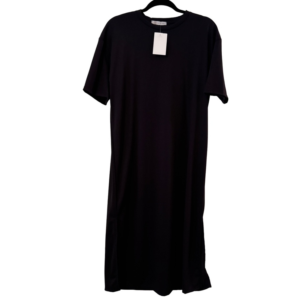 Cy Fashion | NWT Women’s Black Midi Dress Size M